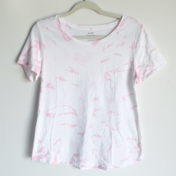 Old Navy Minimalist Pink Tie-Dye T-shirt - Picture 3 of 5